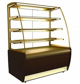 Витрина холодильная кондитерская K70 VM 1,3-1 LIGHT 0012-0109 (ВХСв-1,3д Сarboma)