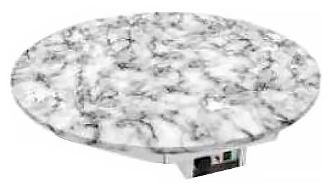 Поверхность охлаждаемая встраиваемая круглая Gastrolux ВТП-140/К искусств. камень