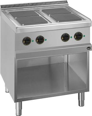Плита электрическая 4-конфор. Apach APRE-77P 700 серия на открытой базе
