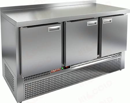 Стол морозильный Hicold GNE 111/BT 3 двери (агрегат внизу)