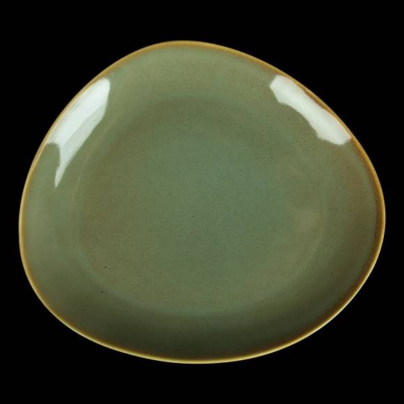 Тарелка фигурная 260мм  Corone Primavera зеленый фк2209