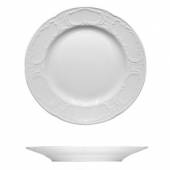 Тарелка мелкая 190мм «Моцарт» высокий край H=20мм фарфор белый 57 0019 /1/12/