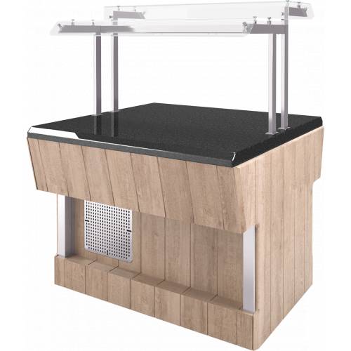 Прилавок холодильный Refettorio (шведский стол островной) RС52S с охлаждаемой кварц.поверхностью