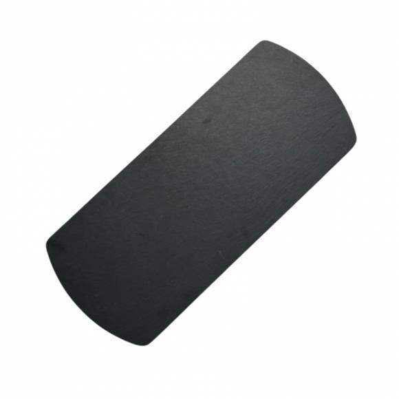 Блюдо для подачи прямоуг. 42*18 см. h=0,5 см. черное, сланец MGprof