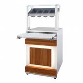 Прилавок для приборов и подносов Eco Wood Luxstahl ПП (С)-600 Premium Прилавок для приборов и подносов Eco Wood Luxstahl ПП (С)-600 Premium