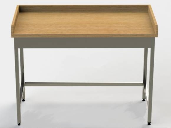 СПМР Стол производственный для мучных работ 900*800*850мм с 3-мя бортами СПМР Стол производственный для мучных работ 900*800*850мм с 3-мя бортами