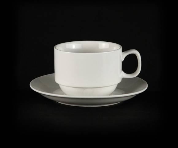 Чайная пара 150мл Chan Wave (Classic) Ivory LQ-Q072/Q089 фк0381
