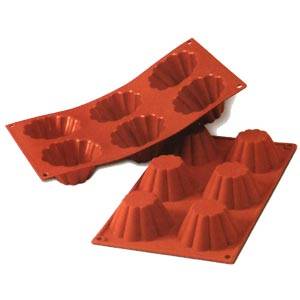 Форма силиконовая P.L. Proff Cuisine "Бриош" 12 ячеек d 57 мм, h 22 мм (30*17,5 см)