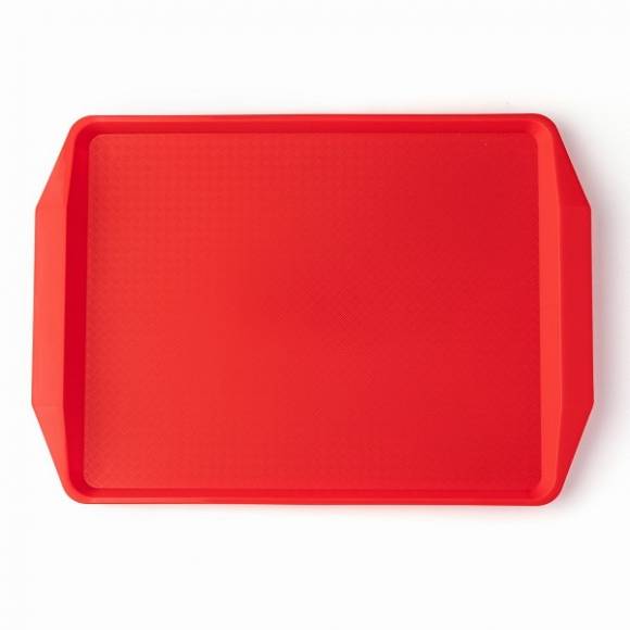 Поднос прямоугольный 42х30см красный поверхность классик (163) MGprof 1732