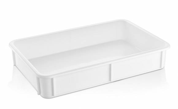 Контейнер для теста 600*400*100 мм. прямой, сплошной, мороз-кий, белый п/п GP 77151 Контейнер для теста 600*400*100 мм. прямой, сплошной, мороз-кий, белый п/п GP 77151