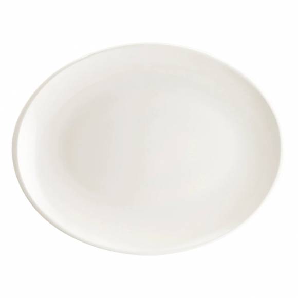 Блюдо овальное 250*190 мм Белый, форма Мув Bonna MOV25OV b