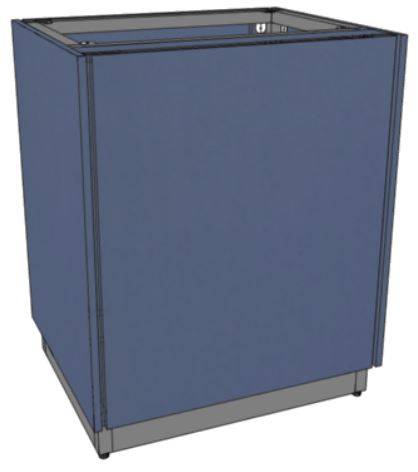 МОБ 700х700х860 серия RD1 Каркас с обшивкой ЛДСП