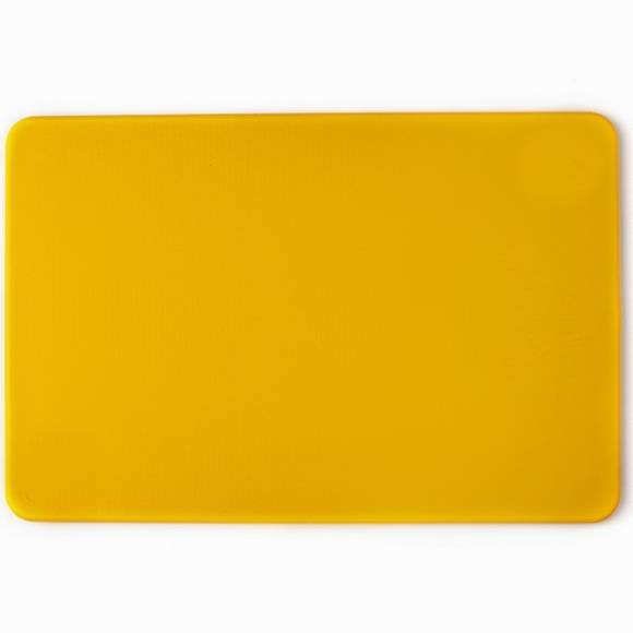 Доска разделочная 450x300x11мм. п/п желтая поверхность шагрень MGprof 1710