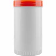 Емкость для сока с крышкой 1000мл «Пробар» полипроп. D=90,H=165мм белый JW-BSP1LJ