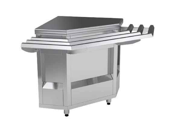 Прилавок угловой МХМ ПУ90 (внешний угол90") 100409001 Прилавок угловой МХМ ПУ90 (внешний угол90") 100409001