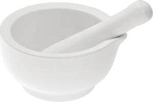 Мадлер со ступкой «Kunstwerk» 300мл фарфор 2122707, А1671 6675