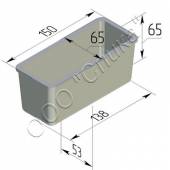 Форма для хлеба Спика 150х65х65мм