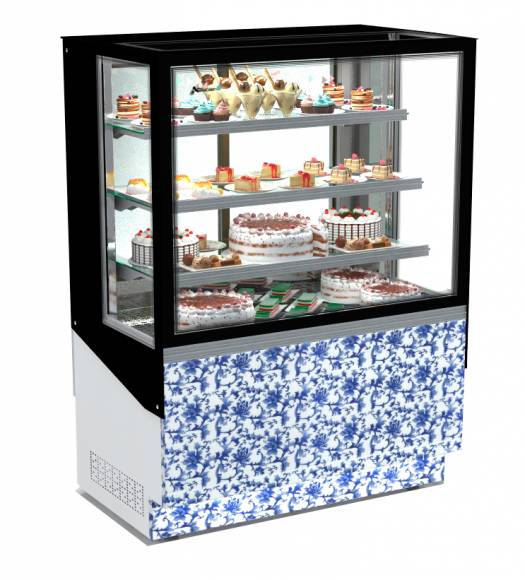 Витрина горизонтальная «МАРИЯ АКВА ПРЕМИУМ» увеличенная высота с запасником 1025