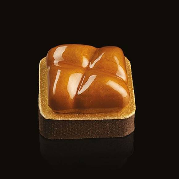 Форма силиконовая PAVOFLEX для пирож. 3D "Rock" 55х55мм h23мм, 54мл, 8 ячеек Pavoni PX3207S