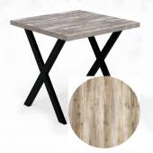 Стол прямой 800х800х750 Х-образный Клен Каньон Стол прямой 800х800х750 Х-образный Клен Каньон