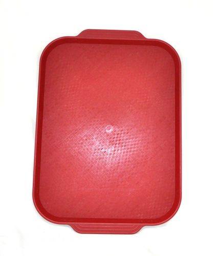 Поднос прямоугольный 45х35,5см вишневый с ручками (505) 1730 16559  130205 мки022 /10/