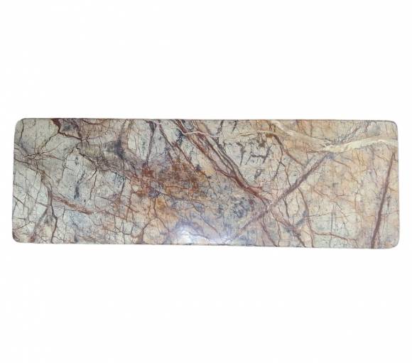 Блюдо для подачи прямоуг. 30*10 см. мрамор коричневый