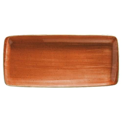 Тарелка прямоугольная 34х16см фарфор Moove Aura Terracota Bonna /12/ ATC MOV 35 DT