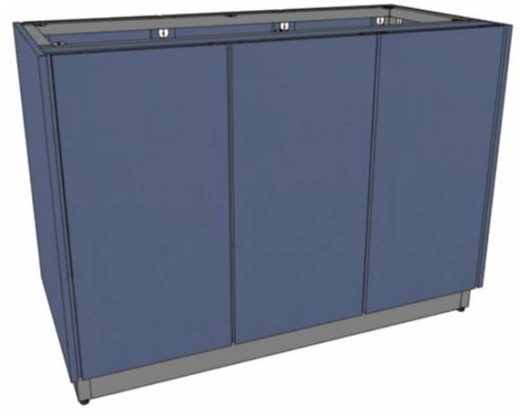 МОБ 1300х700х860 серия RD1 Каркас с обшивкой ЛДСП