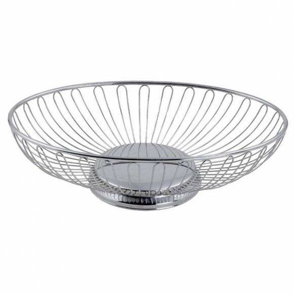 Ваза для фруктов овальная сталь нерж. ,H=7,L=24,B=16см металлич. Ilsa 11860250ICV Ваза для фруктов овальная сталь нерж. ,H=7,L=24,B=16см металлич. Ilsa 11860250ICV