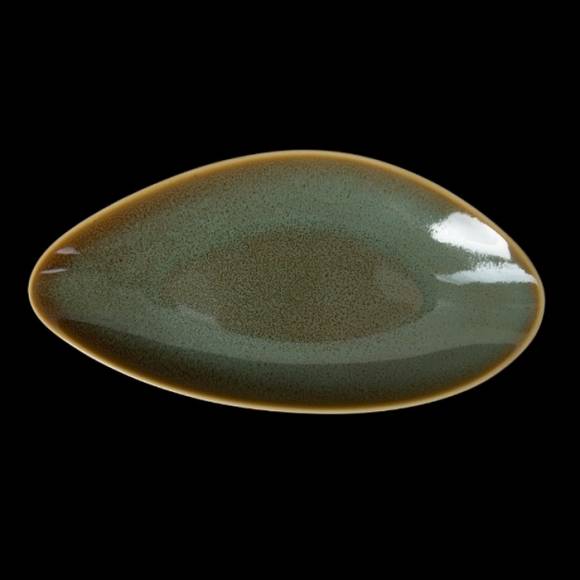 Блюдо 215х115мм  Corone Primavera зеленый фк1756