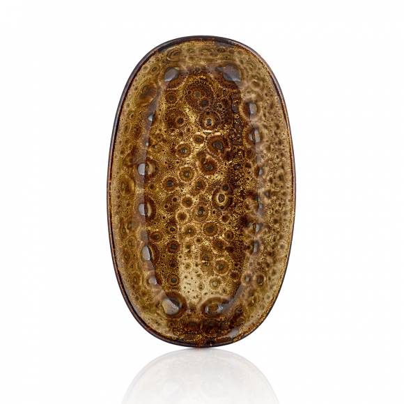 Блюдо овальное 290мм фарфор Cowry Yellow By Bone CW-YL-ZT-29-OV /6/ Блюдо овальное 290мм фарфор Cowry Yellow By Bone CW-YL-ZT-29-OV /6/