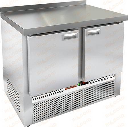 Стол морозильный Hicold SNE 11/BT W 2 двери, корпус пластификат (агрегат внизу)