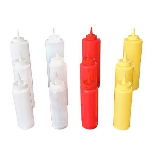 Бутылка для соуса пластиковая 680мл Maco Jiwins JW-BSD24-RED красная Бутылка для соуса пластиковая 680мл Maco Jiwins JW-BSD24-RED красная