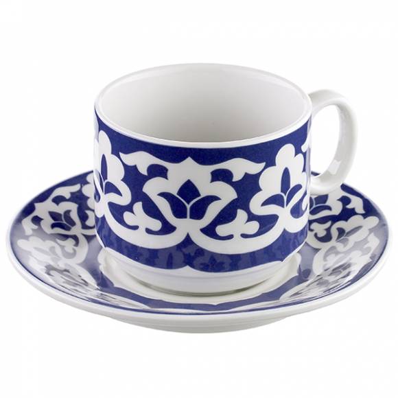 Пара чайная «Экспресс-Восток» 220мл D=75 H=65мм Добрушский фарфор 8C1048 /1/12/ Пара чайная «Экспресс-Восток» 220мл D=75 H=65мм Добрушский фарфор 8C1048 /1/12/