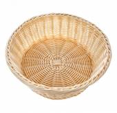 Корзинка пластиковая круглая 360мм бежевая [Beige 2266] кт257