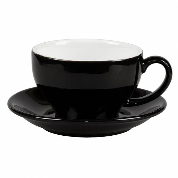 Чайная пара 300 мл черный цвет Barista  P.L HJ13081-300BSET-WC-BC /6/