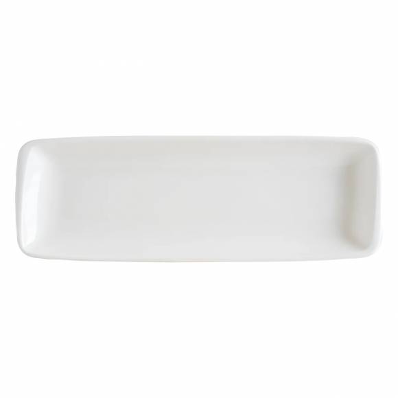 Блюдо прямоуг. 300*120 мм Белый, форма Мув Bonna MOV30DT b