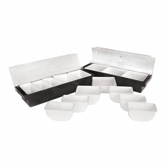 Контейнер для фруктов, специй пластик 5 ячеек P.L. - BarWare JD-B5B Контейнер для фруктов, специй пластик 5 ячеек P.L. - BarWare JD-B5B