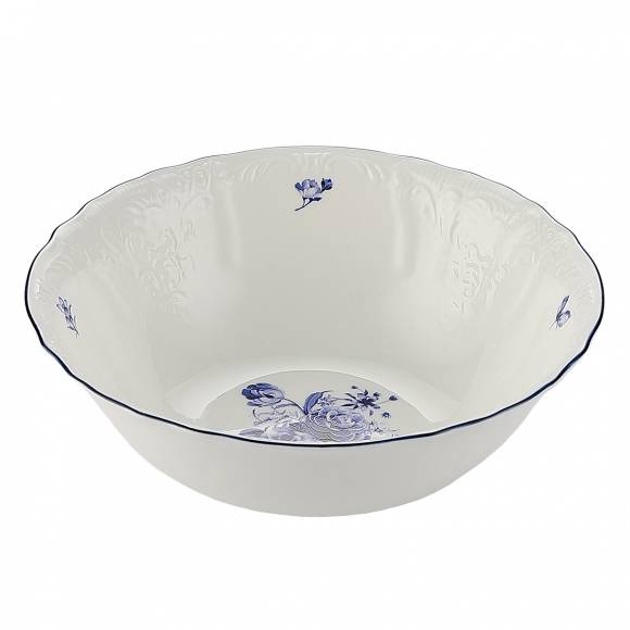 Салатник 18 см, 700мл Blue Flower P.L. Proff Cuisine NY-YQA4706-BOWL-18CMX6 /6/