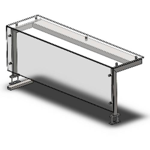 Полка Refettorio Drop-In Г - тип/ 950 с широким стеклом Полка Refettorio Drop-In Г - тип/ 950 с широким стеклом