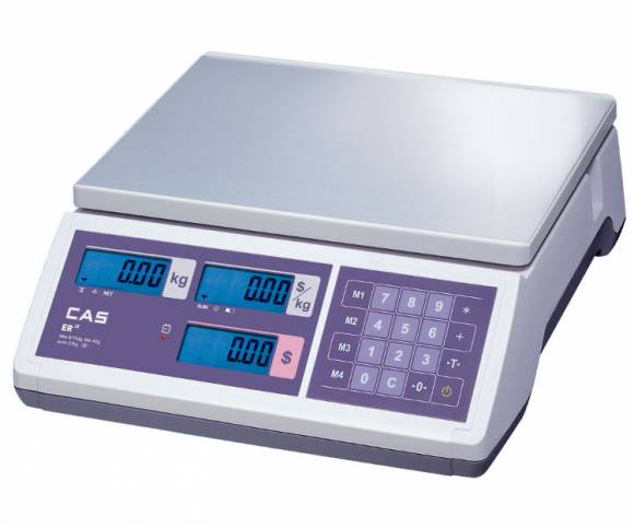 Весы торговые электронные CAS ER JR-30 CB Весы торговые электронные CAS ER JR-30 CB