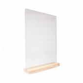 Подставка для меню 150х235мм А5 настольная с деревянным основанием 04EA1002 58101 Подставка для меню 150х235мм А5 настольная с деревянным основанием 04EA1002 58101