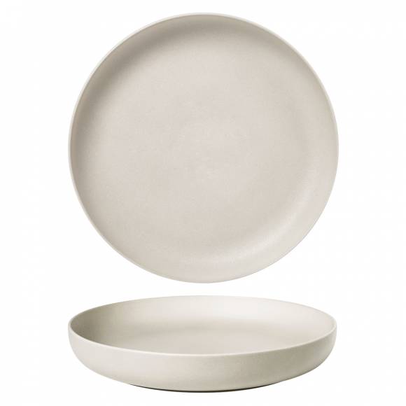 Тарелка с бортом 215 мм фарфор NOBLE Fine Plus-Light Grey 095034A--L010-LGS /6/