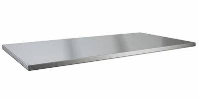 Столешница 1100*600*40 с бортом, нерж.сталь, техно Столешница 1100*600*40 с бортом, нерж.сталь, техно