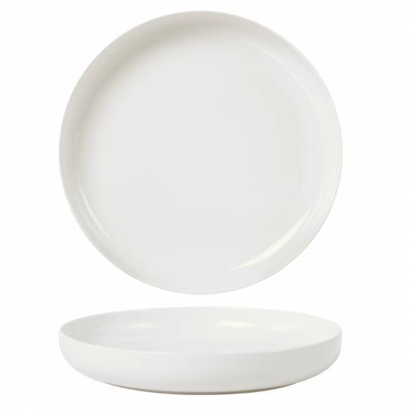 Тарелка с бортом 215 мм фарфор NOBLE Fine Plus 095034A /4/ Тарелка с бортом 215 мм фарфор NOBLE Fine Plus 095034A /4/