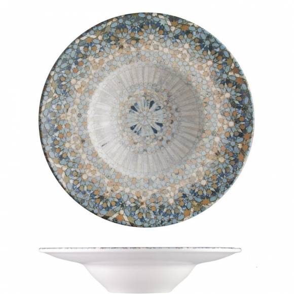 Тарелка для пасты 400мл 280мм Luca Mosaic Bonna S-MT-LUCMZBNC28CK