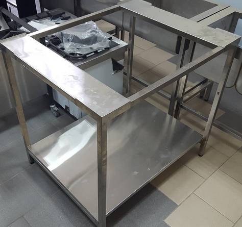ПП Подставка с полкой, без направляющих 1000*800*850
