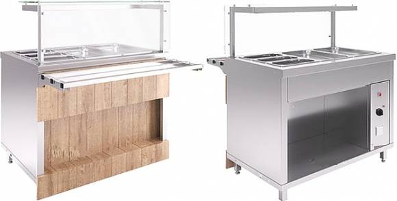 Мармит для вторых блюд RM22A Refettorio Capital ЧТТ 3хGN1/1