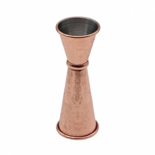 Джиггер металлический, 25*50 мл, медный цвет, P.L.- Barbossa MSAS0023-CP