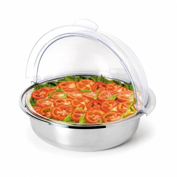 Поднос с пластиковой крышкой d 30 см P.L. Proff Cuisine X88281-CIB